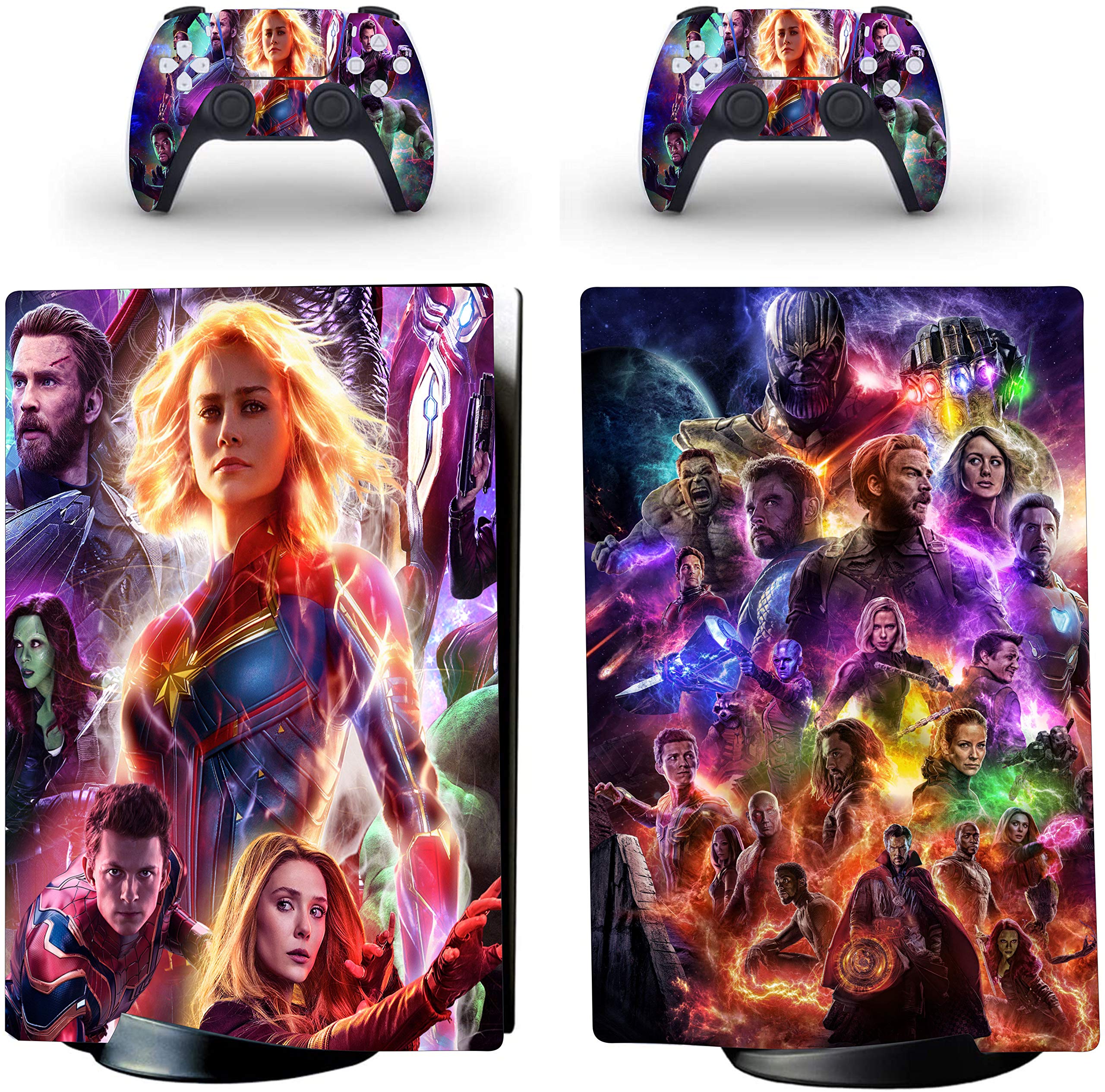 ELTON PS5 Skin Protective Wrap Cover Vinyl Sticker Decals for PlayStation 5 Disk Version Console and Two Dual Sense 5 Sticker Skins Black PS5 Skin Console and Controller design212 [video game] (B08ZKR2L87) Amazon Price History, Amazon Price Tracker