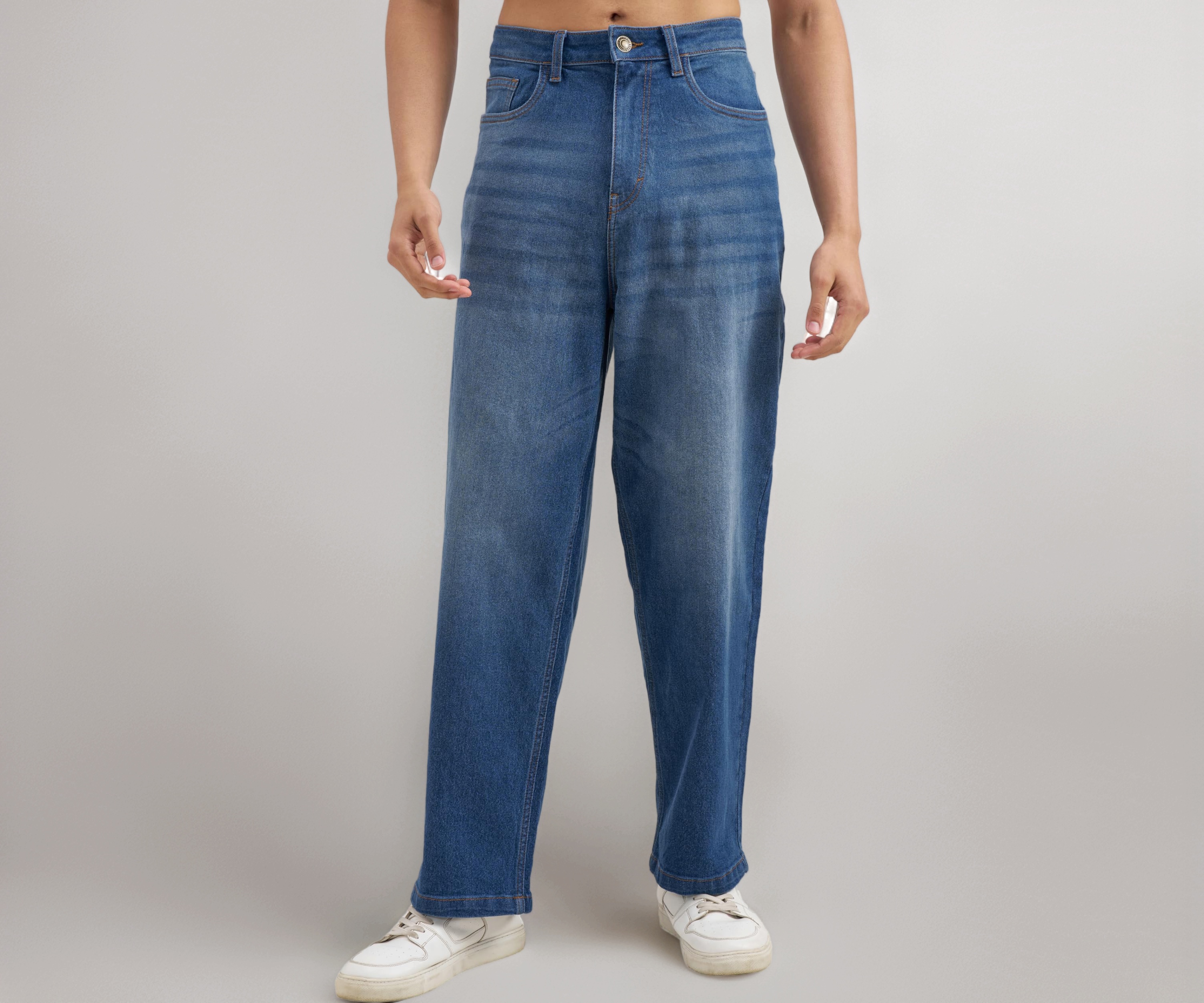Highlander Men’s Straight Relaxed Fit Jeans - Image 1