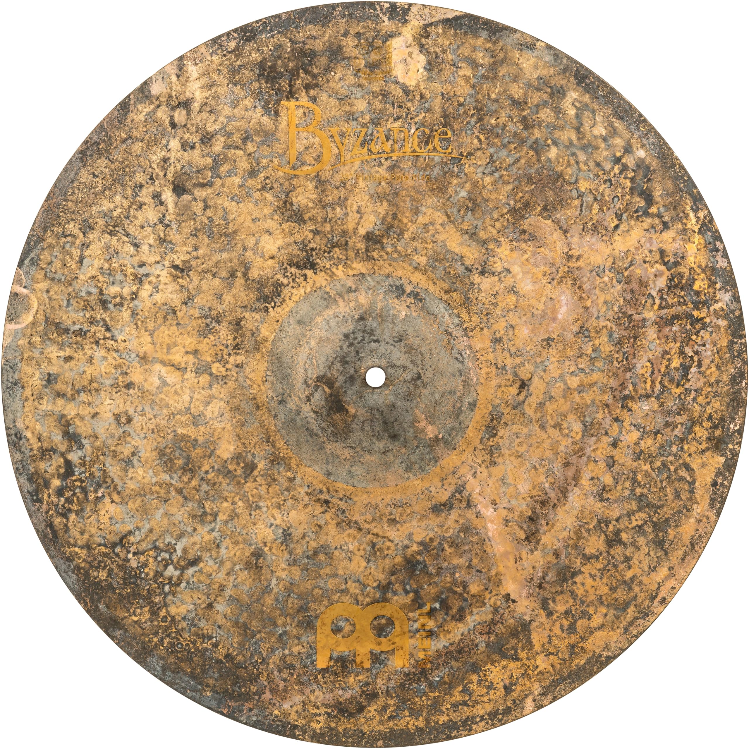 Meinl Cymbals Byzance Vintage Cymbale Pure Ride 20 pouces (Vidéo) pour Batterie (50,80cm) Bronze B20, Finition Vintage (B20VPR)
