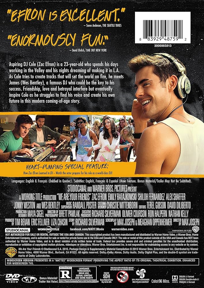 (未使用･未開封品)　WE ARE YOUR FRIENDS ウィ・アー・ユア・フレンズ [Blu-ray] qdkdu57 Amazon.co.jp: WE ARE YOUR FRIENDS ウィ・アー・ユア・フレンズ