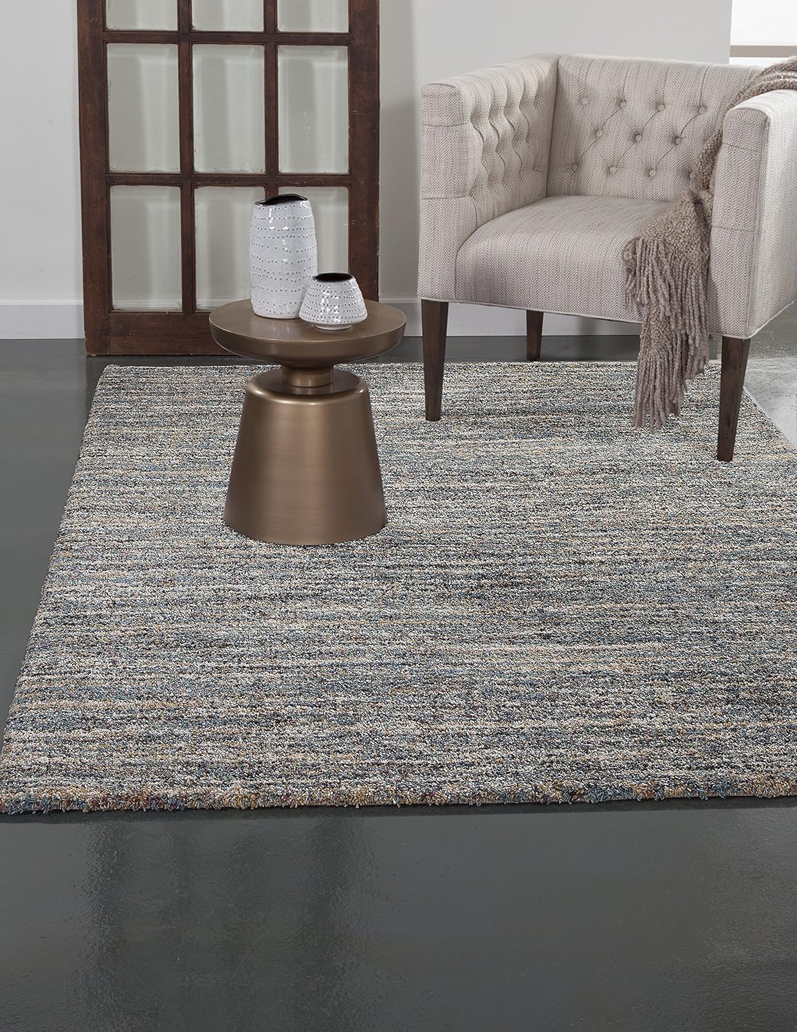 GOWE Zira Blue/Multi Area Rug 5x8