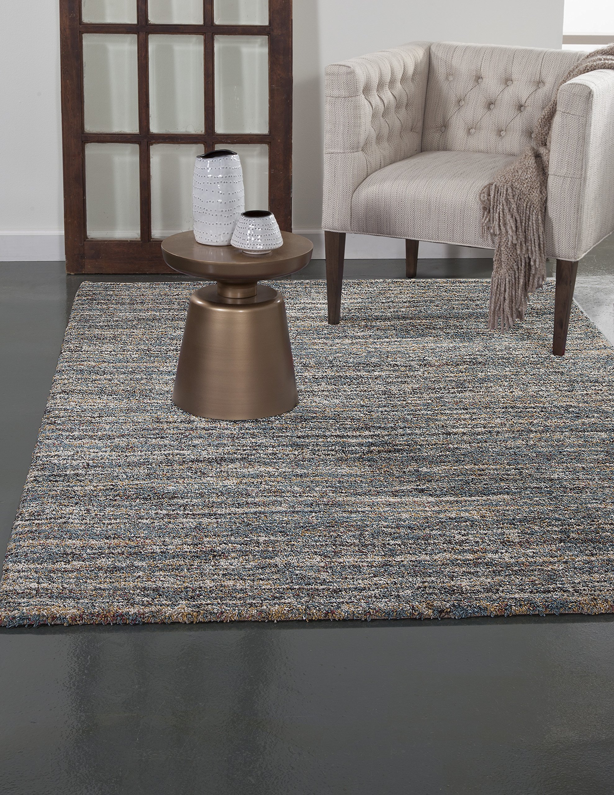 GOWE Zira Blue/Multi Area Rug 5x8