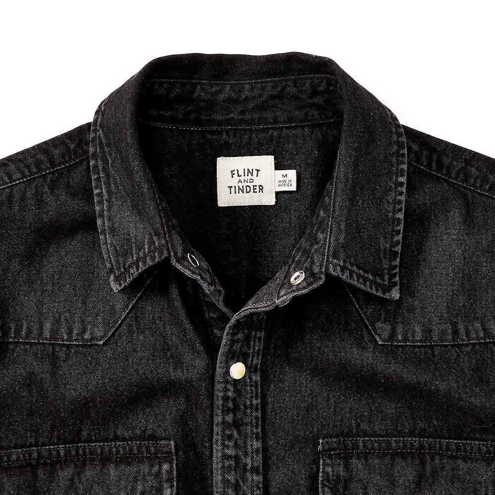 Amazon.com: Huckberry Bone Button Western Shirt : Clothing