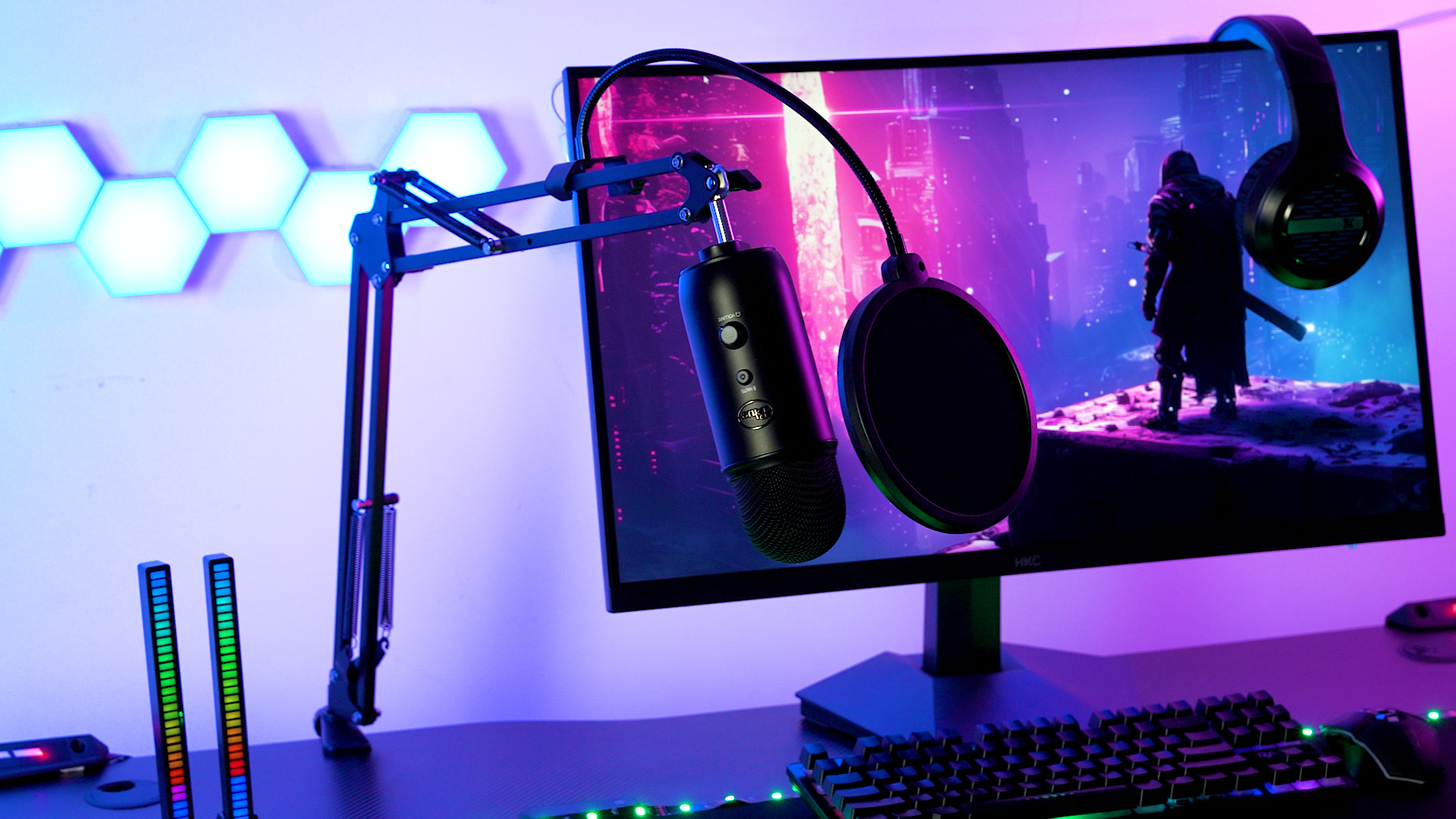 Amazon.com: InnoGear Microphone Stand Mic Boom Arm for Blue Yeti