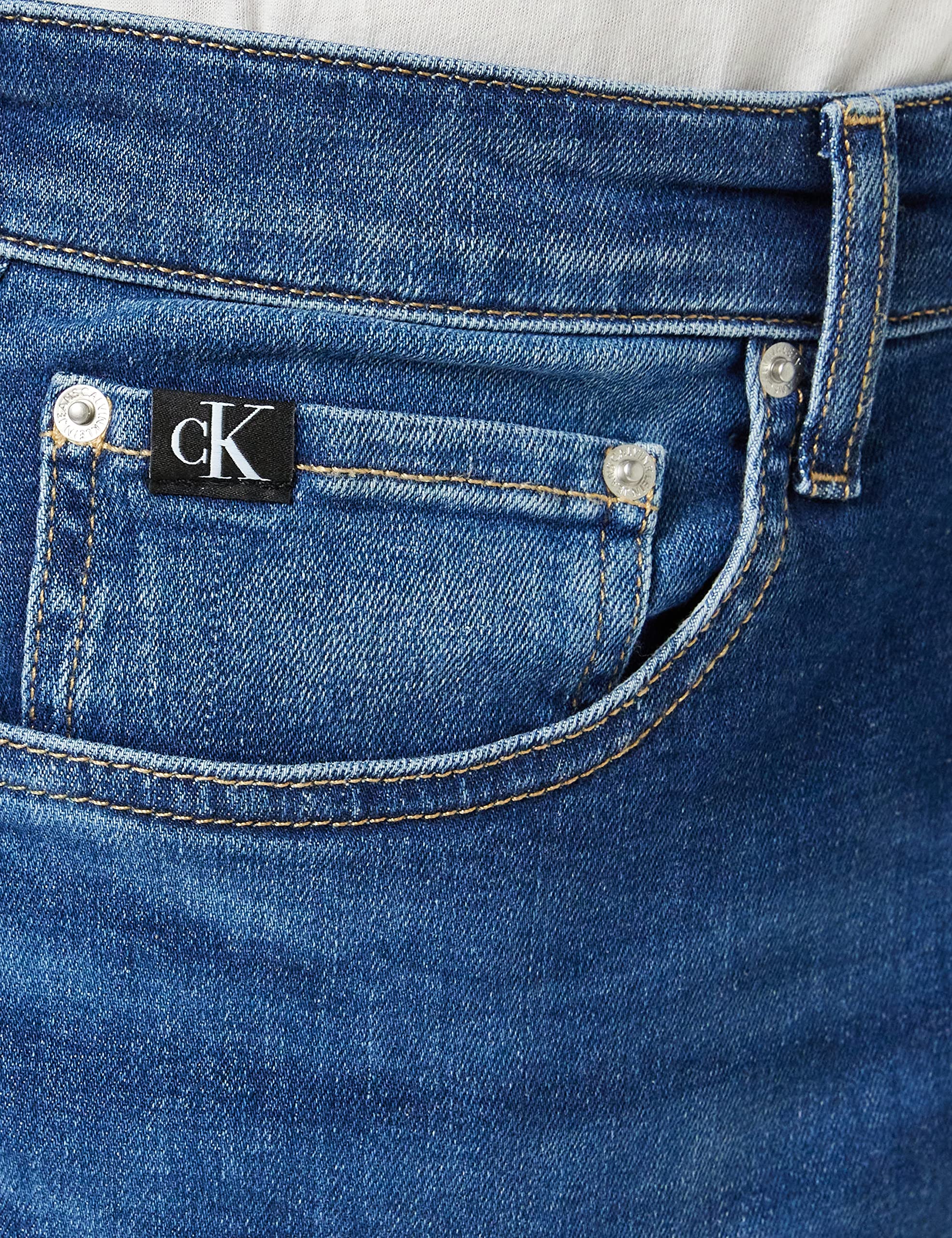 Calvin Klein Uomo Jeans Slim Taper Vita Media