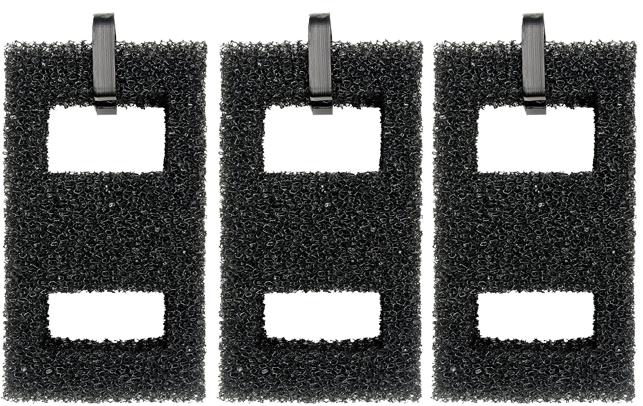 Fluval (3 Pack) Schaumstoff Flex 15 g Schwarz Filter Einsatz