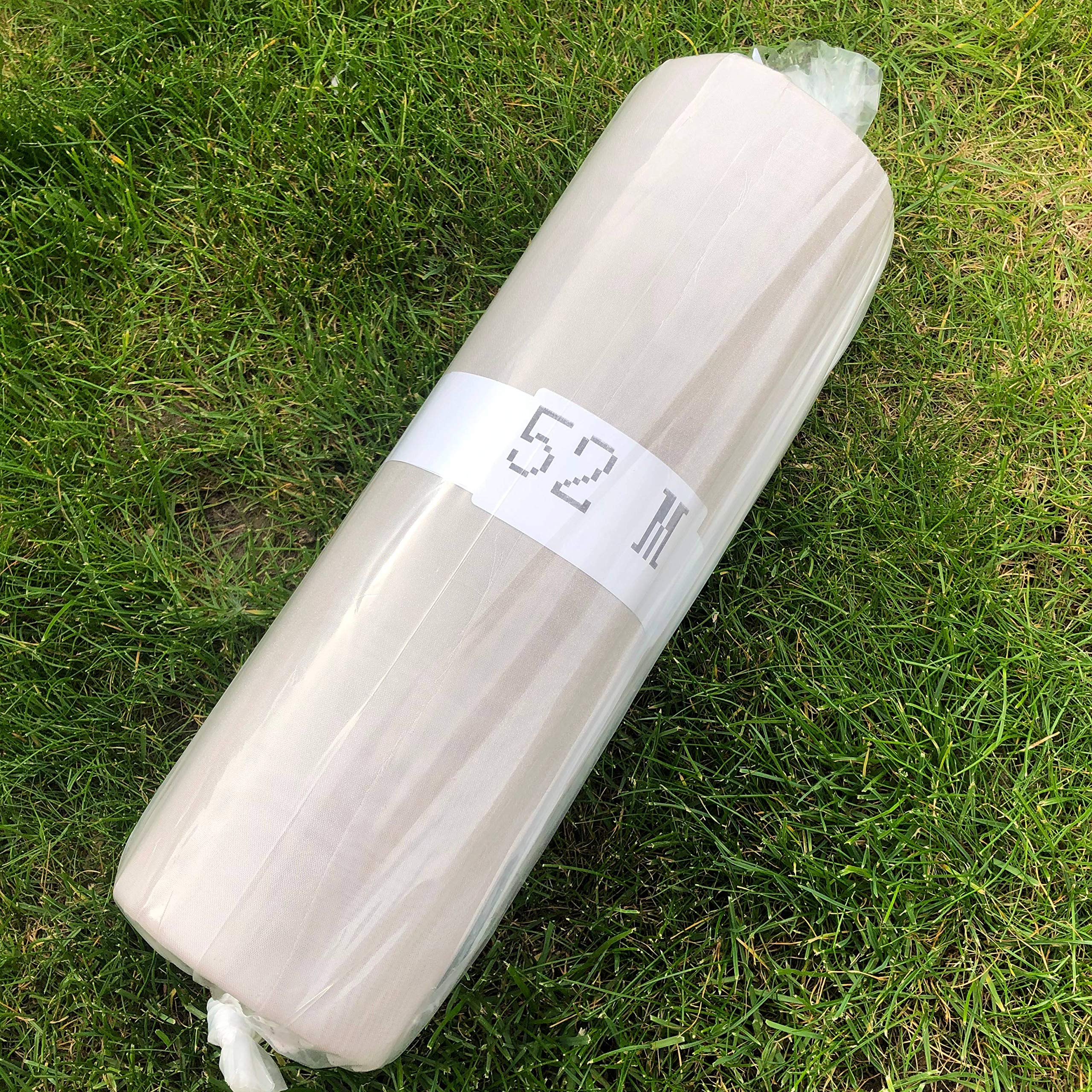 Megachest Wedding Voile Fabric 58 Inches Wide DIY Material (semi-Voile Light Grey, 10 Meters Long)