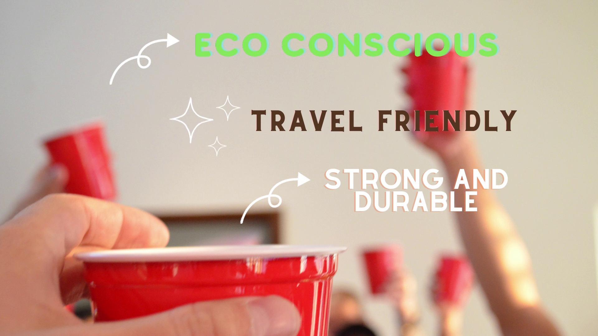 Pitillos reutilizables Red Cup Living para vasos 18 oz set 4 miniatura 7