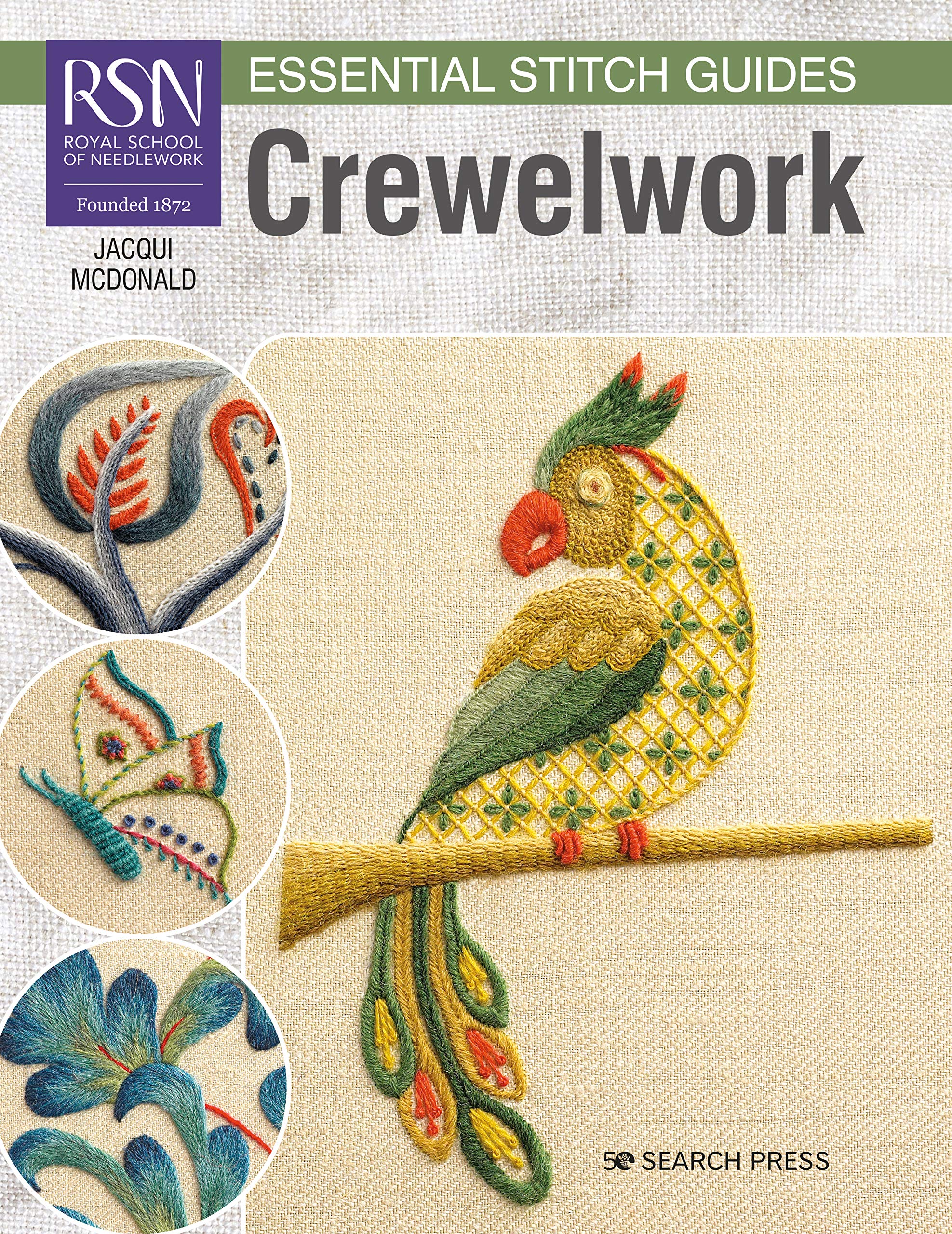 RSN Essential Stitch Guides: Crewelwork: Large format edition