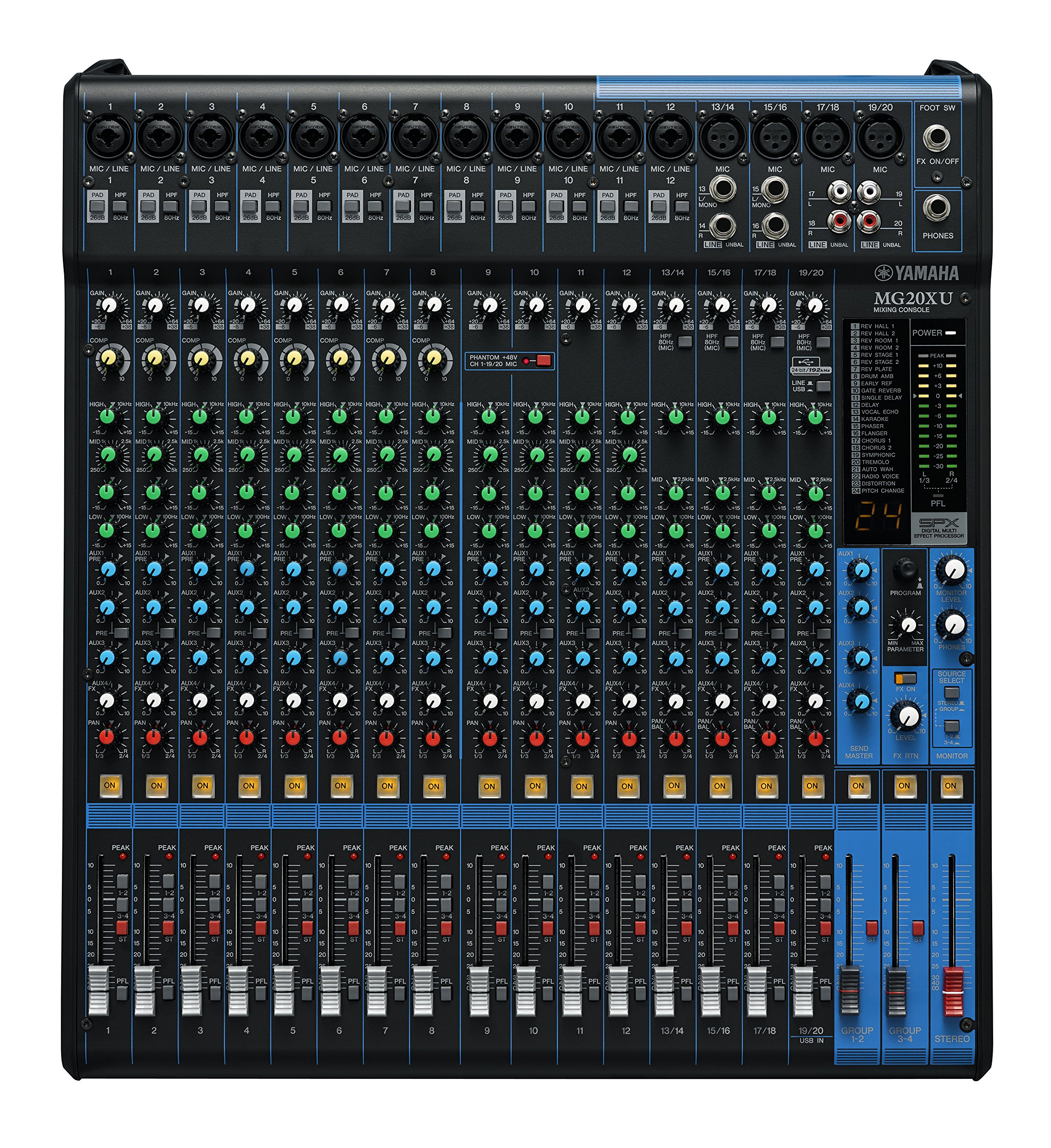 Amazon | ヤマハ YAMAHA 20チャンネルミキシングコンソール MG20XU 