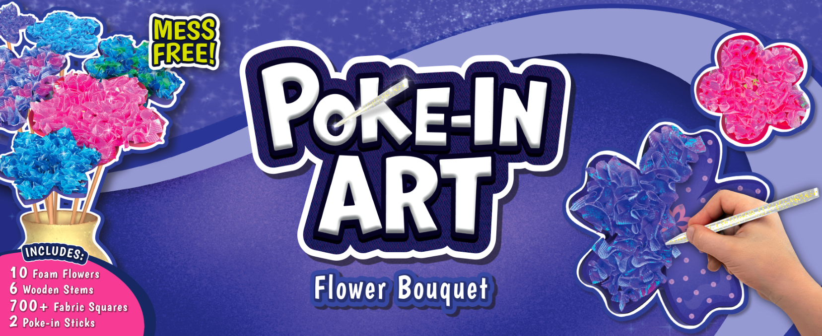 Arte Poke-in – Buquê de Flores