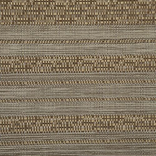 Miniatura 6 de DII PVC Tabletop Collection Woven Indoor  Outdoor - Juego de manteles individuales, 13x17.25, dorado, 6 piezas