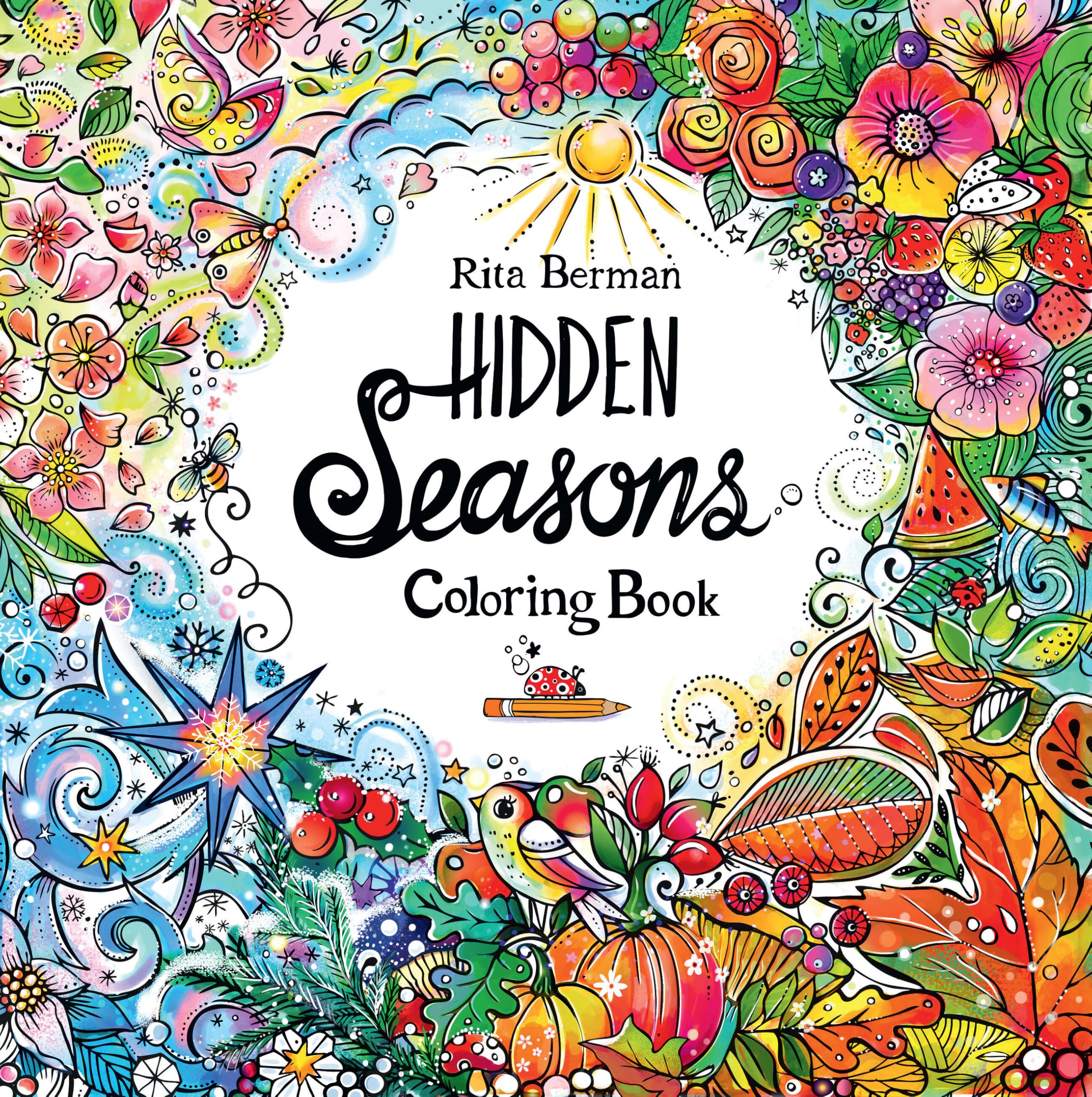 Hidden Seasons Coloring Book: Color and Breathe