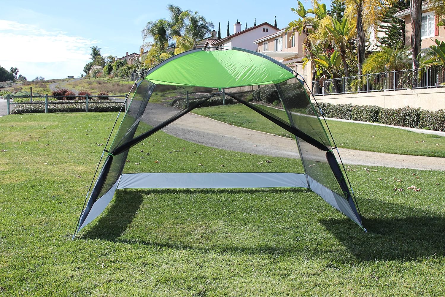 Caravan Sports Caravan Canopy Sports 81018013320 Screen House Shelter, 10 x 10-Feet, Lime Green Canopy