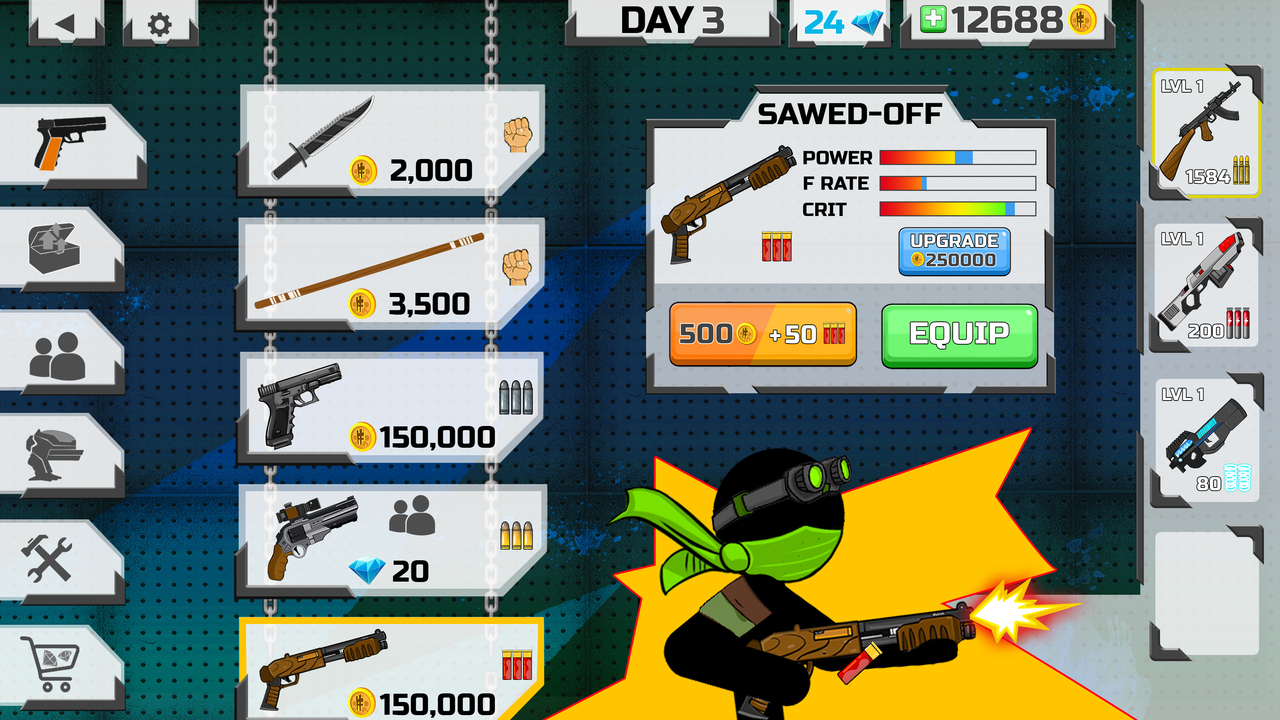 Stickman maverick bad boys killer App on Amazon Appstore