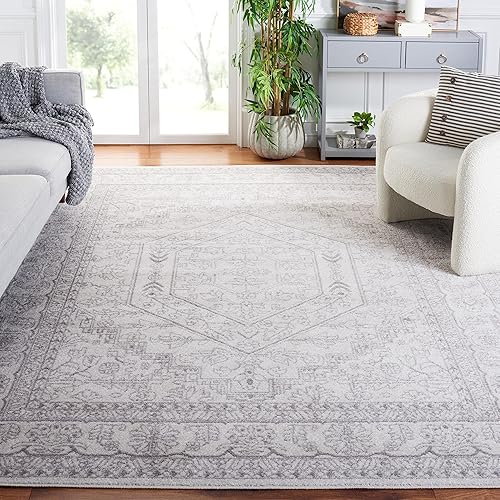 Safavieh colección Adirondack ADR108B Medallón Oriental - alfombra de área para sala habitación no desprende pelusa resistente a las manchas 8 pies