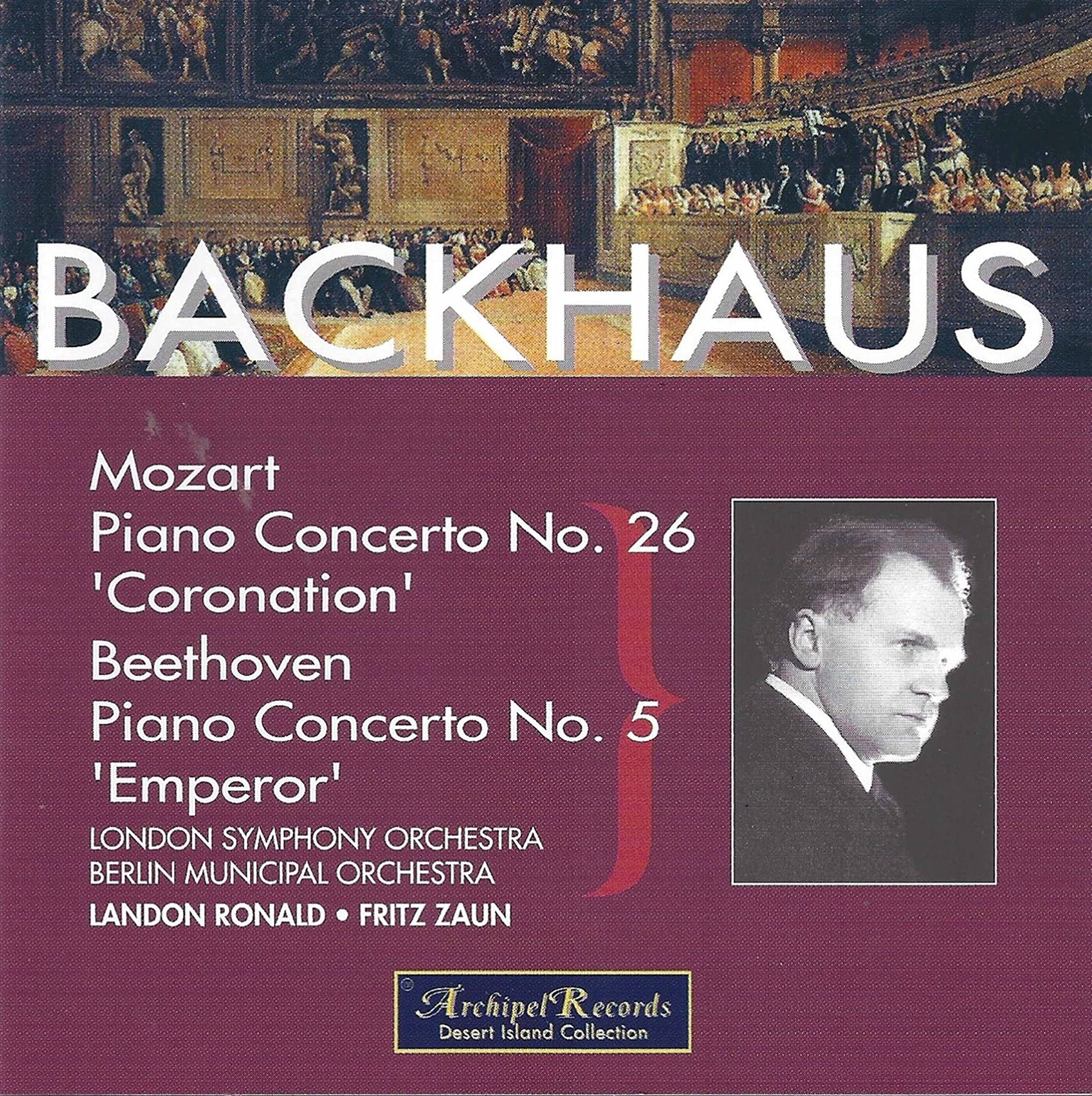 PIANO CONCERTO NO.5 BACKHAUS/L.S.O/ 08/02