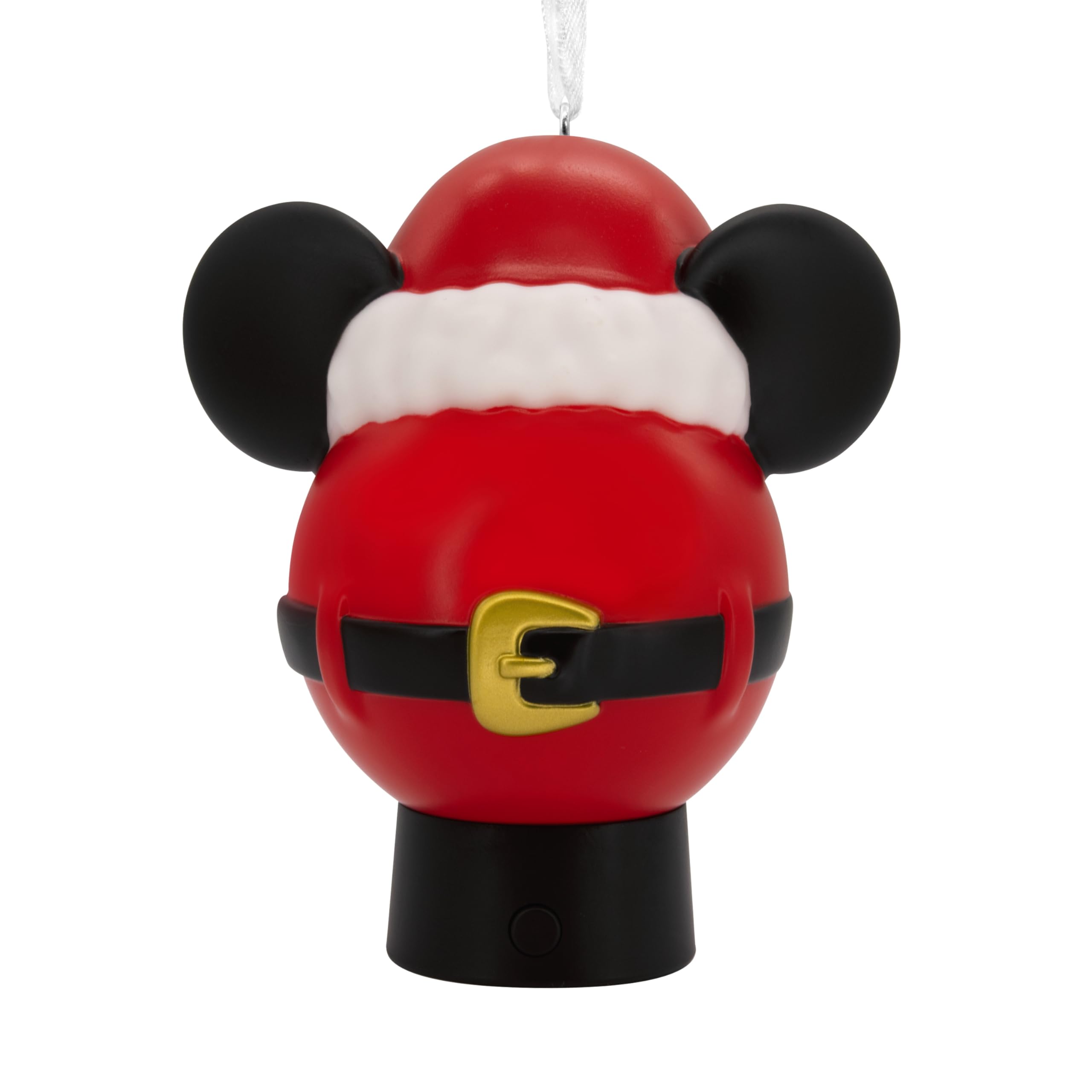 Amazon.com: Hallmark Disney Mickey Mouse Icon with Santa Hat