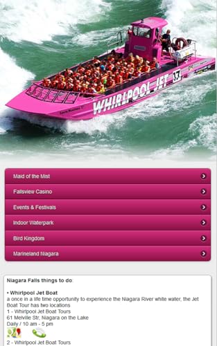 Niagara Travel Guide - Niagara Falls & Niagara On The Lake Attractions