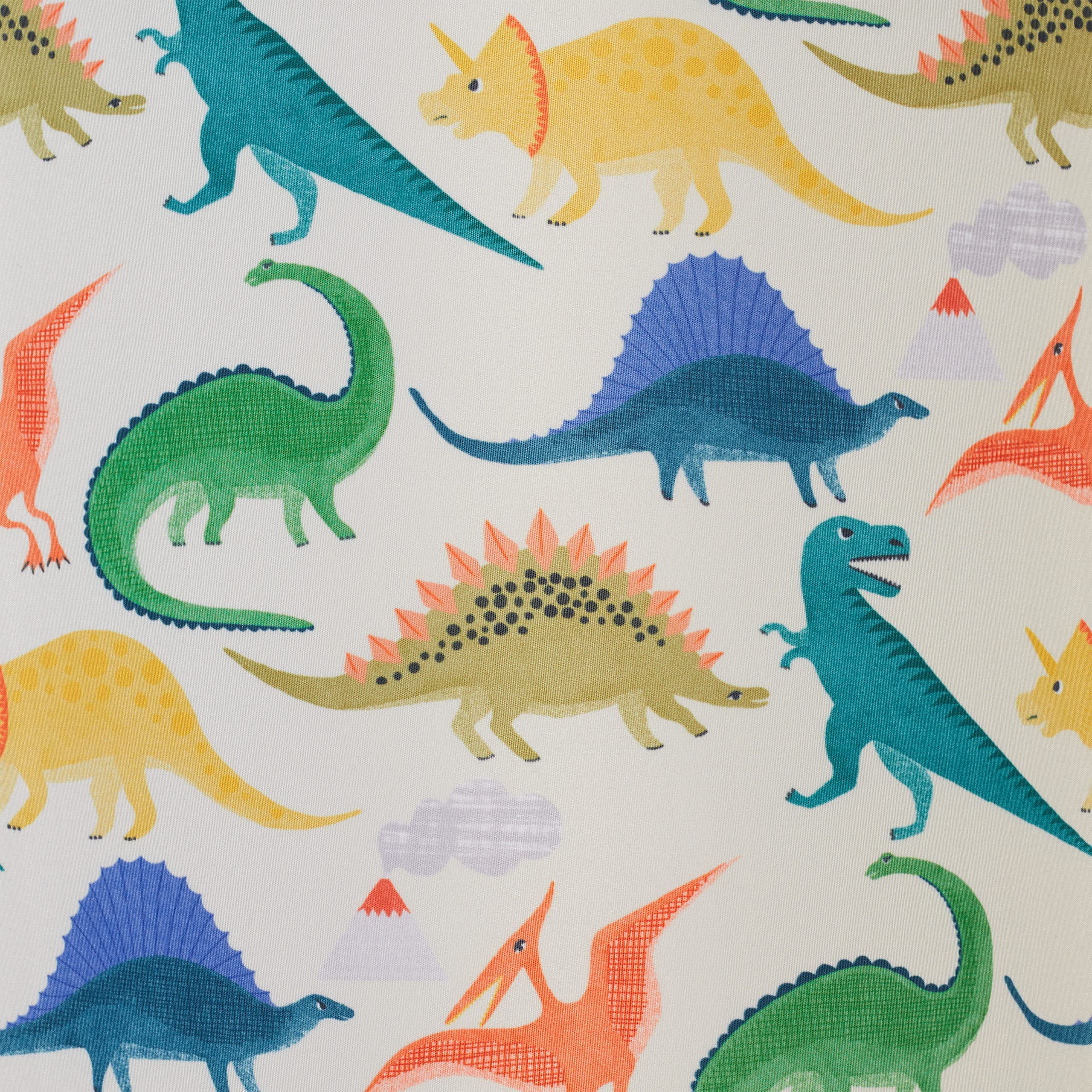 Relaxdays Lampadario a Sospensione per Bambini, Cameretta e Stanza dei Giochi, con Dinosauri, HxD: 145 x 35 cm, Colorato