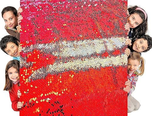 Miniatura 31 de Tela sensorial de lentejuelas para pared para niños, lentejuelas grandes de 0.2 pulgadas, materiales sensoriales para juegos inquietos para niños