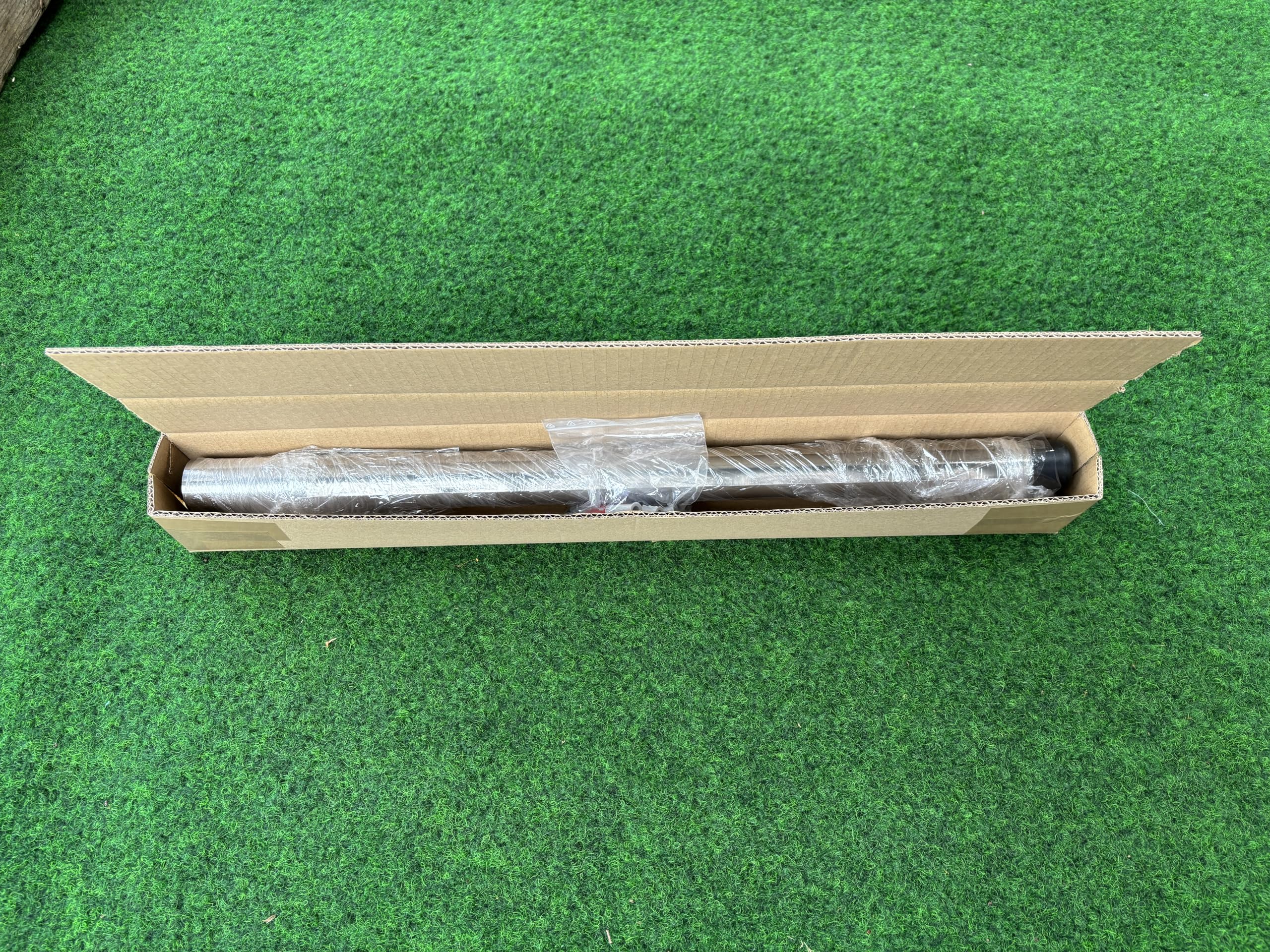 Fenstersicherung 1-fach mit Kippfunktion – Einbruchschutz Teleskopstange mit Druckschloss | Edelstahl oder Weiß | Länge 600–3200 mm | Sicherungsstange für Fenster & Türen (Edelstahl, 1000-1800mm)