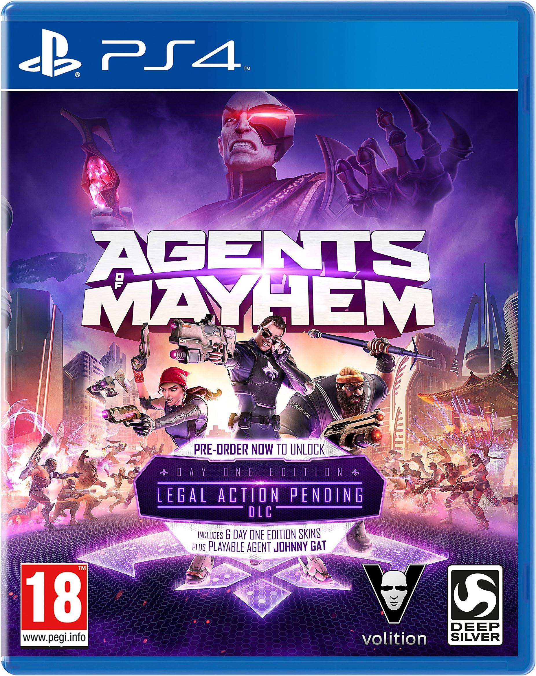 Deep Silver Agents of Mayhem: Day One Edition (PS4)