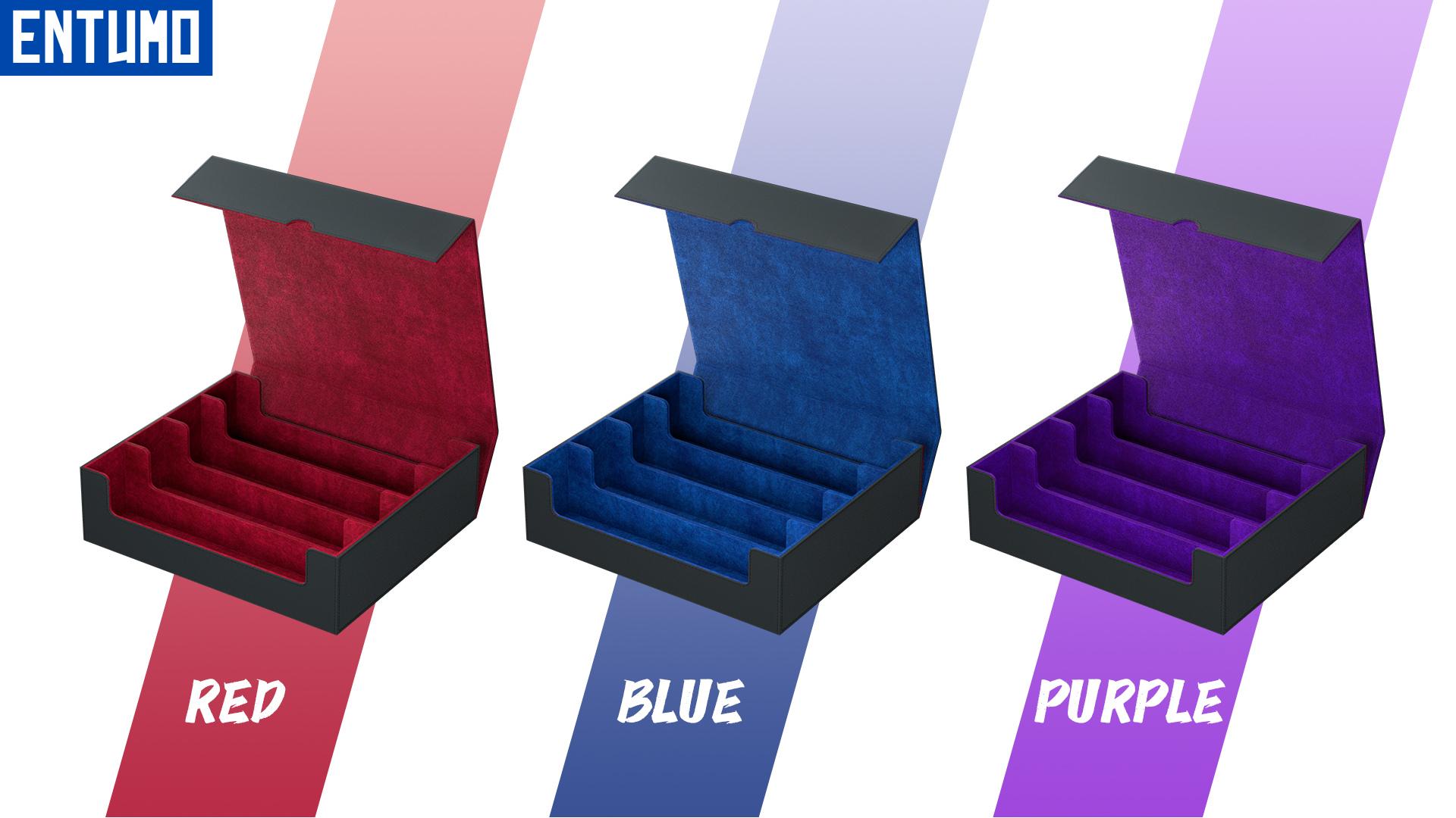 Amazon.com: ENTUMO 4-Row【3200+】 Trading Card Storage Box, Card