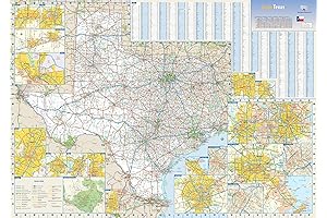 Texas State Wall Map - A Comprehensive Guide to the Lone Star State