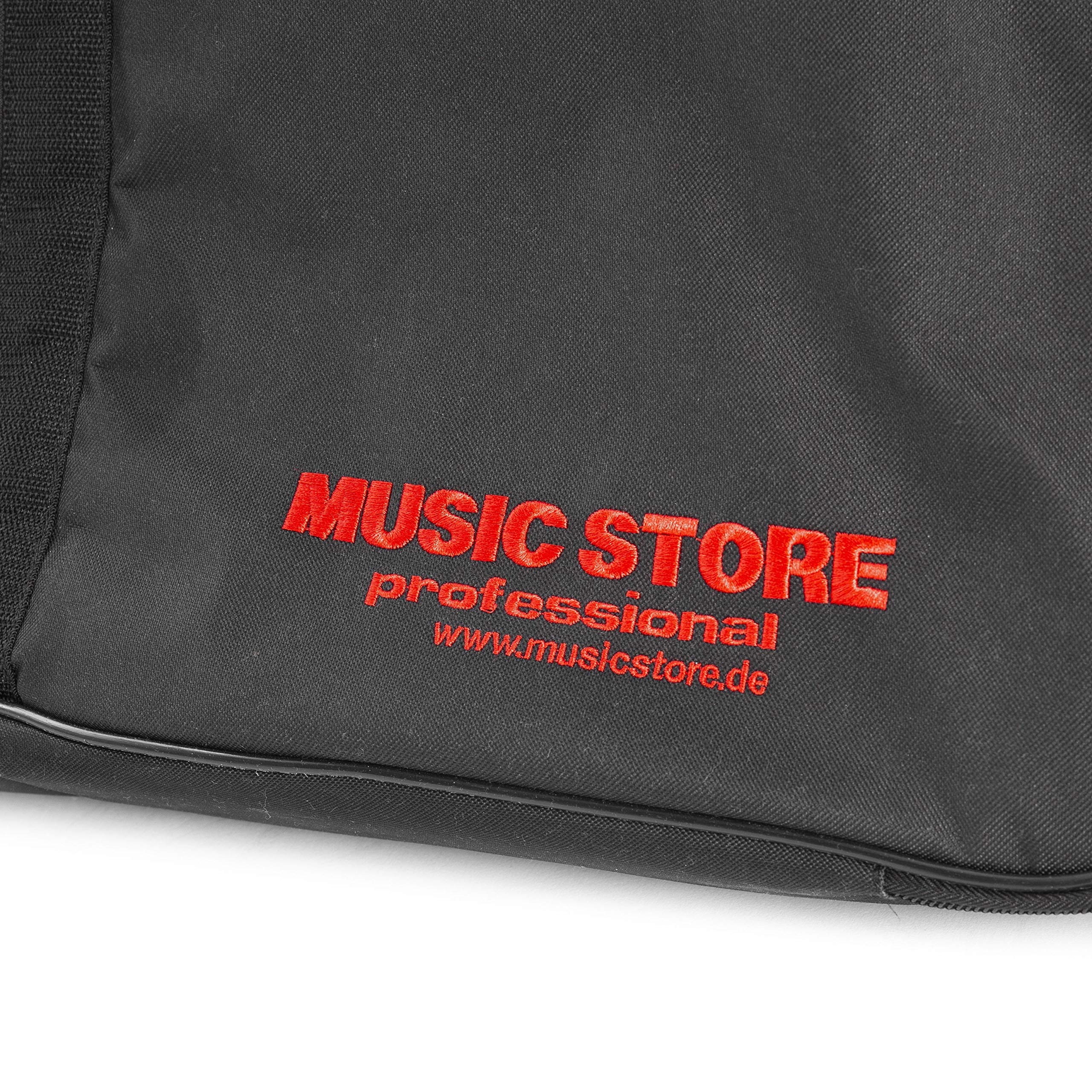 MUSIC STORE KC-24 II Keyboardtasche, 134x31x16cm, Schwarz, Nylon, Reißverschluss, 20mm Polsterung, Vortasche, Stabile Griffe, Stoßschutz, Passend für, Casio, Kawai