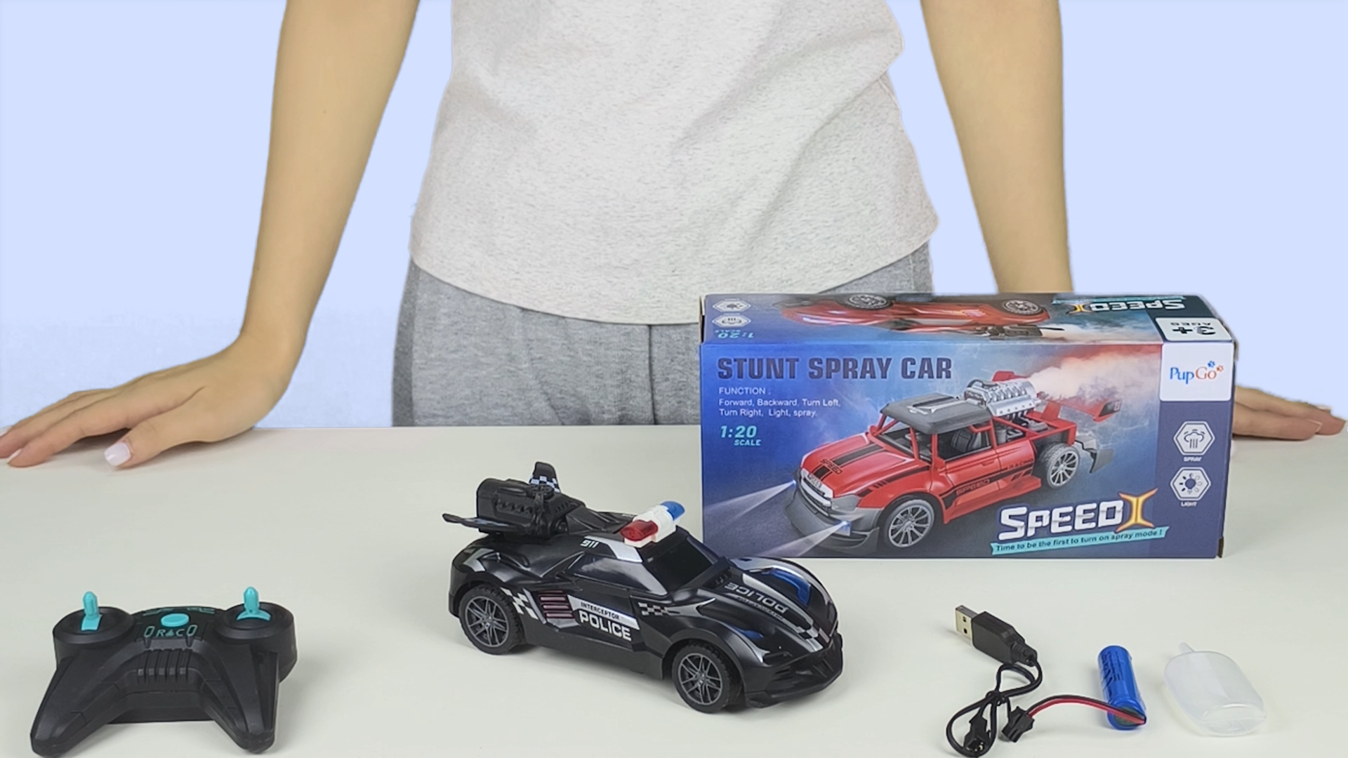 Comius Sharp Macchina Telecomandata,1/20 25km/H Macchina Radiocomandata Ad Alta Velocità, Fuoristrada A Trazione Integrale Con Luci A Led, Regalo Per Bambini Di 7-14 Anni(Rosso