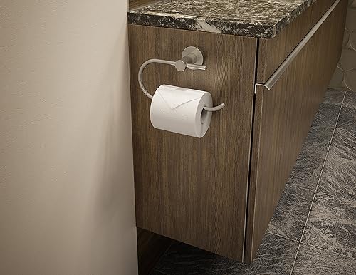 Miniatura 3 de Symmons 353TP-STN - Portarrollos de papel higiénico para montaje en pared en níquel satinado