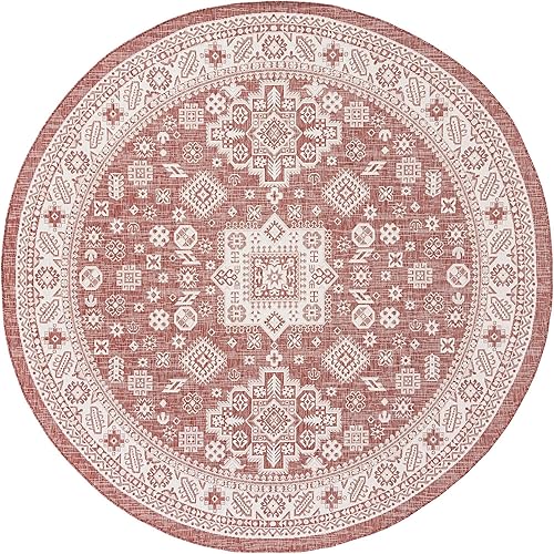 Miniatura 429 de Rugs.com Outdoor Aztec Collection Alfombra – 4 x 6 pies alfombra de tejido plano gris carbón perfecta para salas de estar, grandes comedores, planos