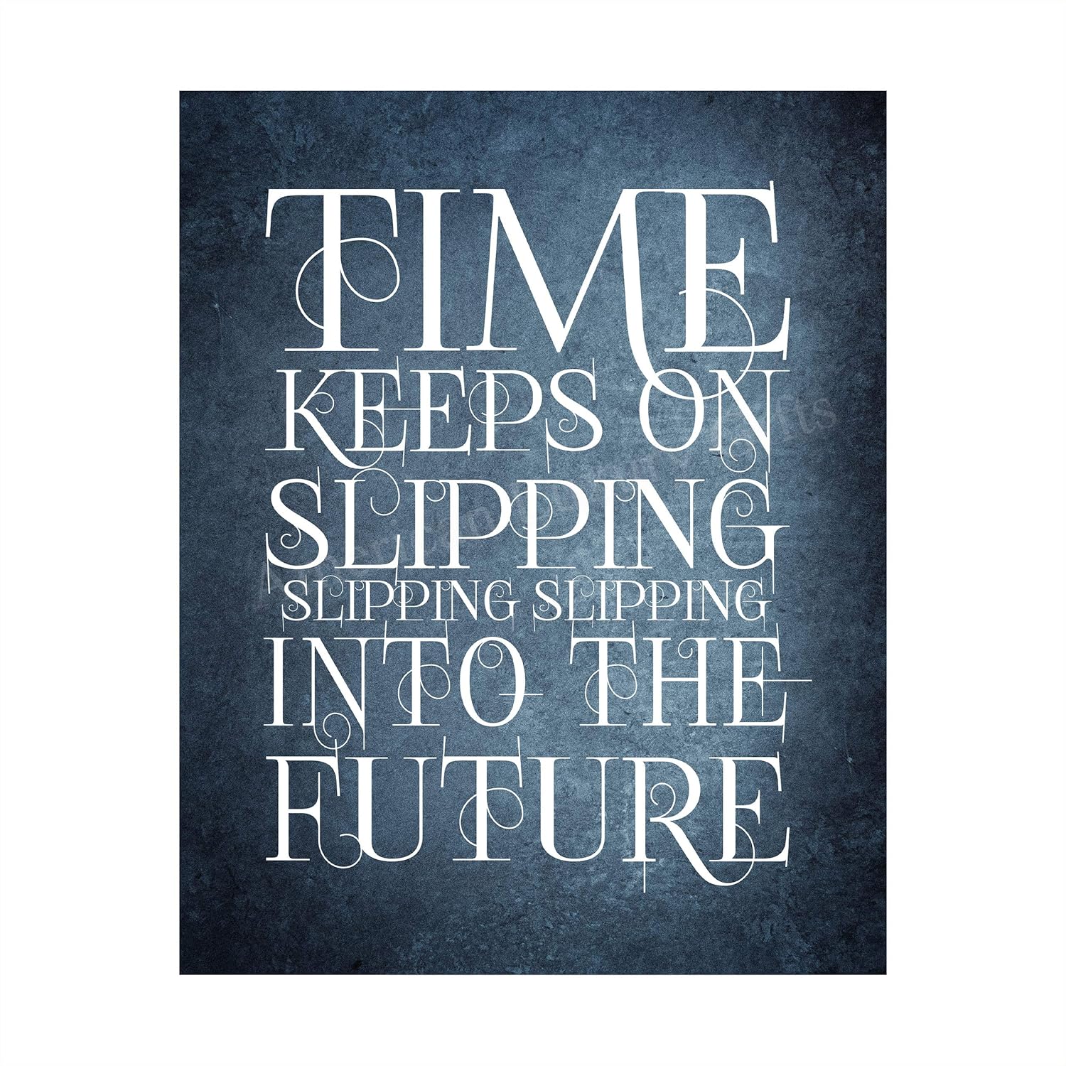 “Time Keeps On Slipping Into the Future”Song Lyrics Wall