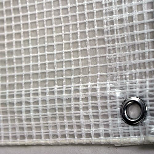 Miniatura 5 de Toldo de invernadero transparente resistente  Plástico de alta calidad 11 mil (milésima de pulgada) con tejido de malla 3x3 para mayor resistencia