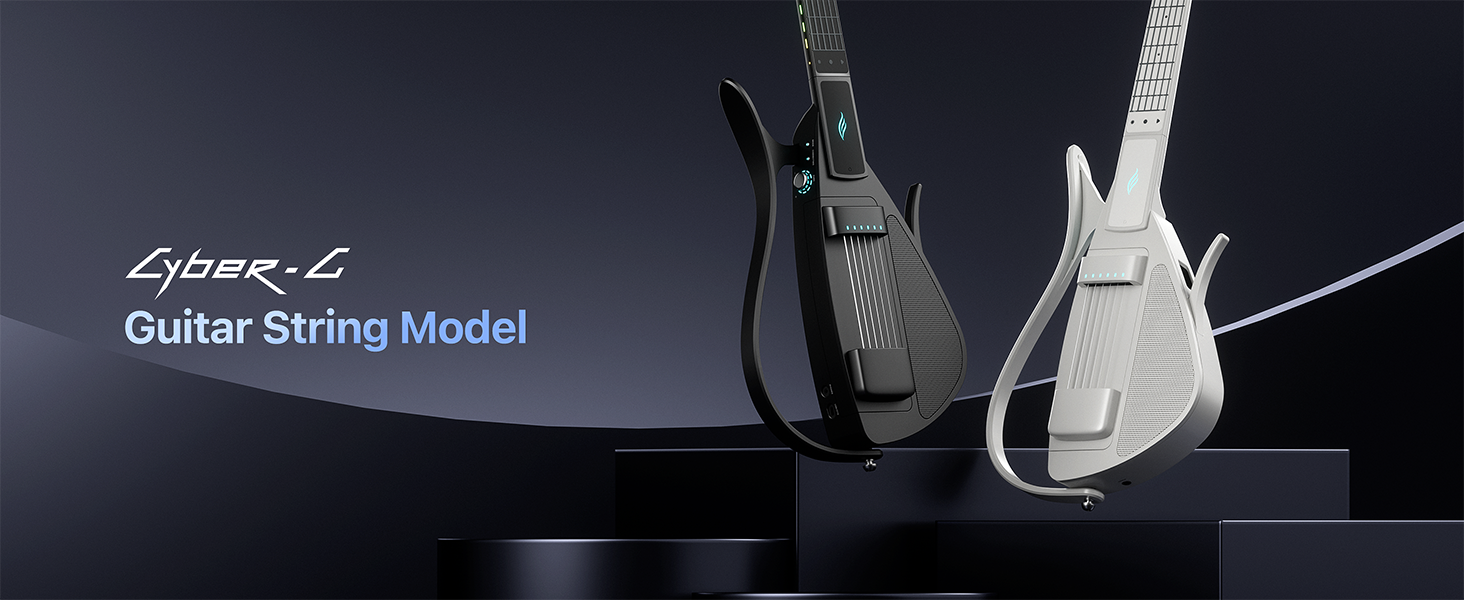 Amazon.com: Enya CYBER-G Smart Guitar With Silicone Strings, 24