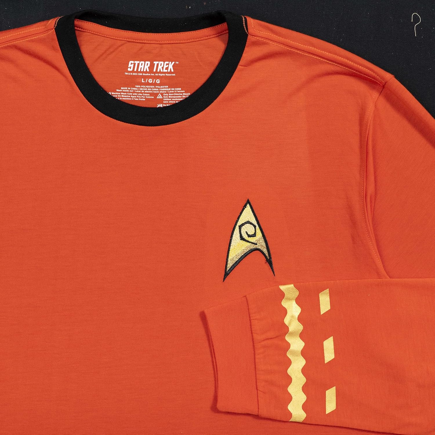 Star Trek Long Sleeve Halloween Costume T-shirt Spock Captain Kirk Engineering Cosplay - Image 5