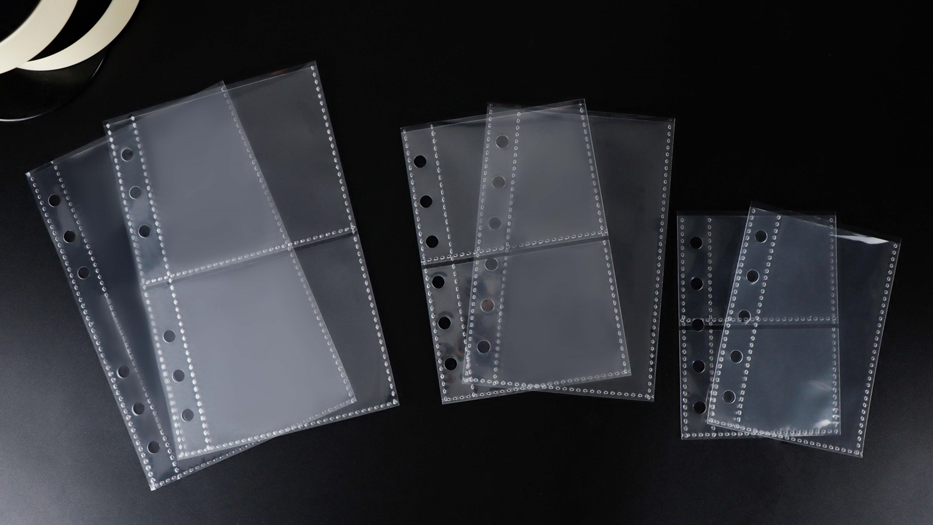 a6 plastic sleeves for cards Sleeve friendly card sleeves offer a green packaging solution for your crafted cards and stationery StoreSMART: 6-Pocket Clear Plastic Binder