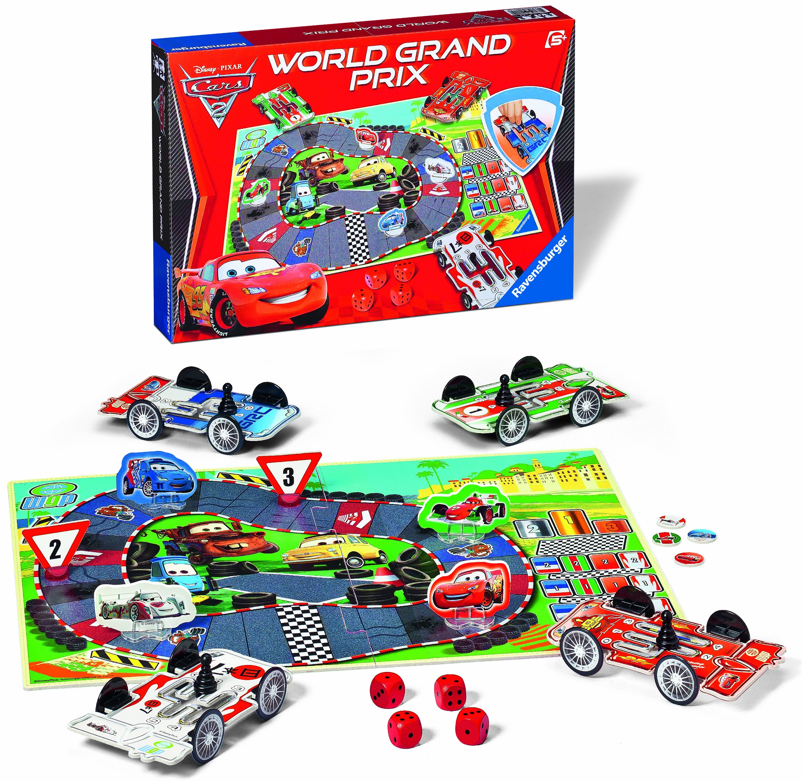 未開封Disney Cars World Grand Prix Set Buy Disney Cars 2 'World Grand Prix' Board Game Puzzle Online at