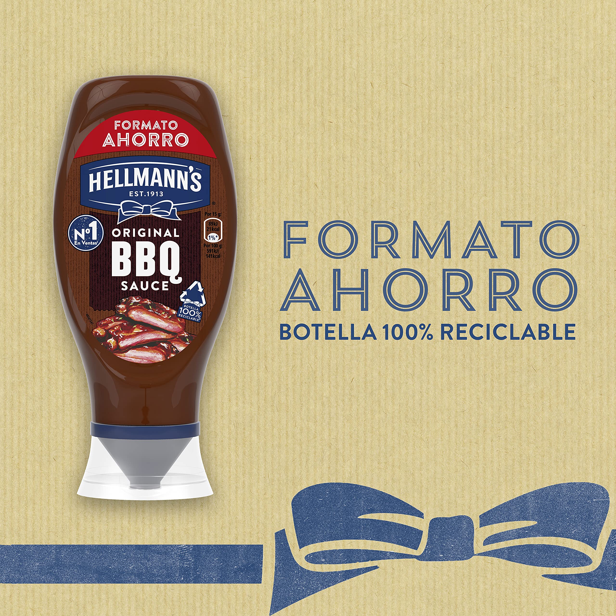 Hellmann's Salsa Barbacoa Bocabajo 430 ml