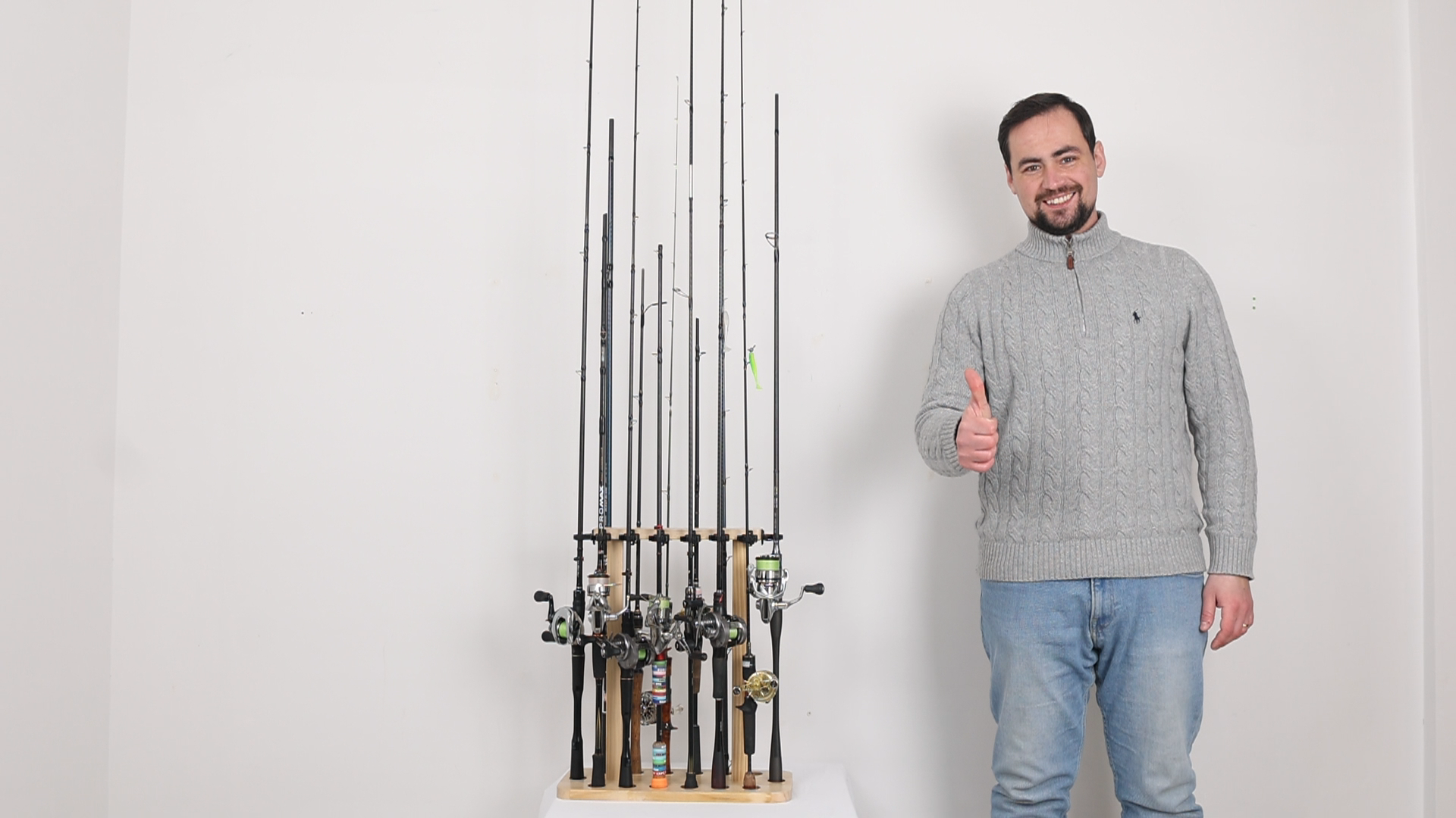 Plans Fishing Lure Display Storage Racks, 15 Wall Mount India Veywane ...
