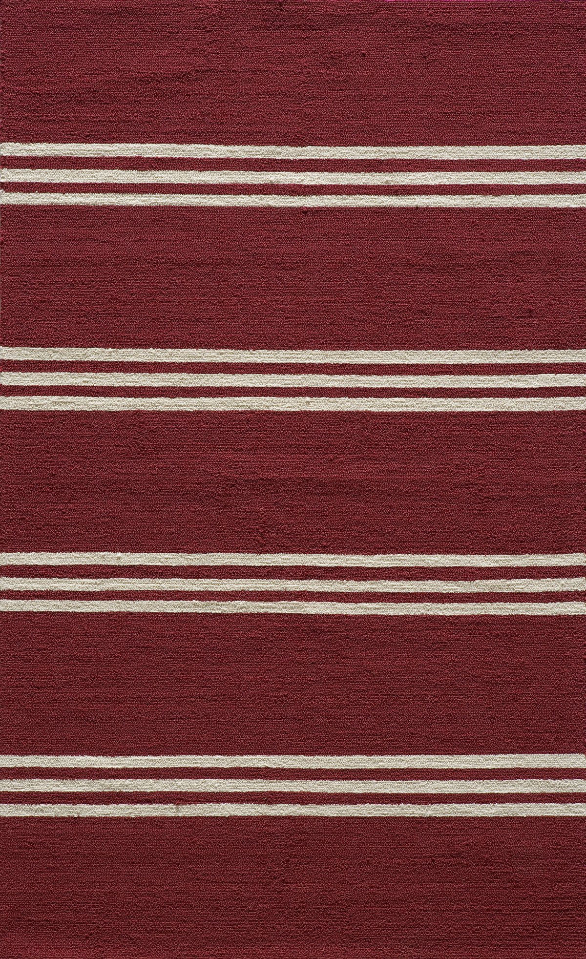 Momeni Rugs  Veranda Collection, Contemporary Indoor & Outdoor Area Rug, Easy to Clean, UV protected & Fade Resistant, 8' x 10', Red