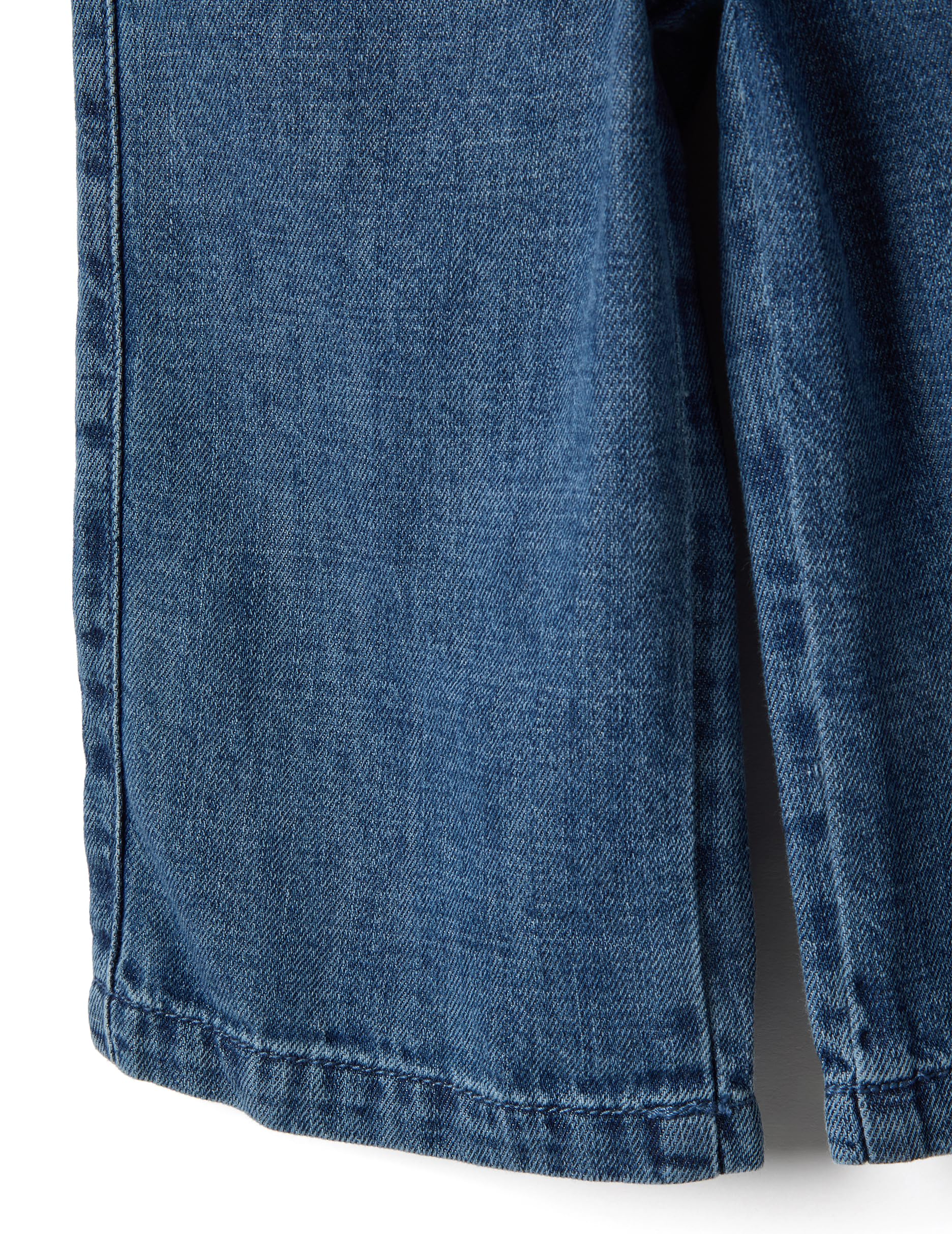 OVS Kids Pantaloni in Misto Cotone Blu da Bimba Wide Leg