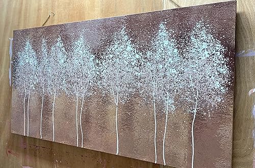 Miniatura 8 de Yika Art Pinturas 3D, pintura al óleo abstracta moderna pintada a mano sobre lienzo, obra de arte abstracta, imagen de decoración de pared para sala