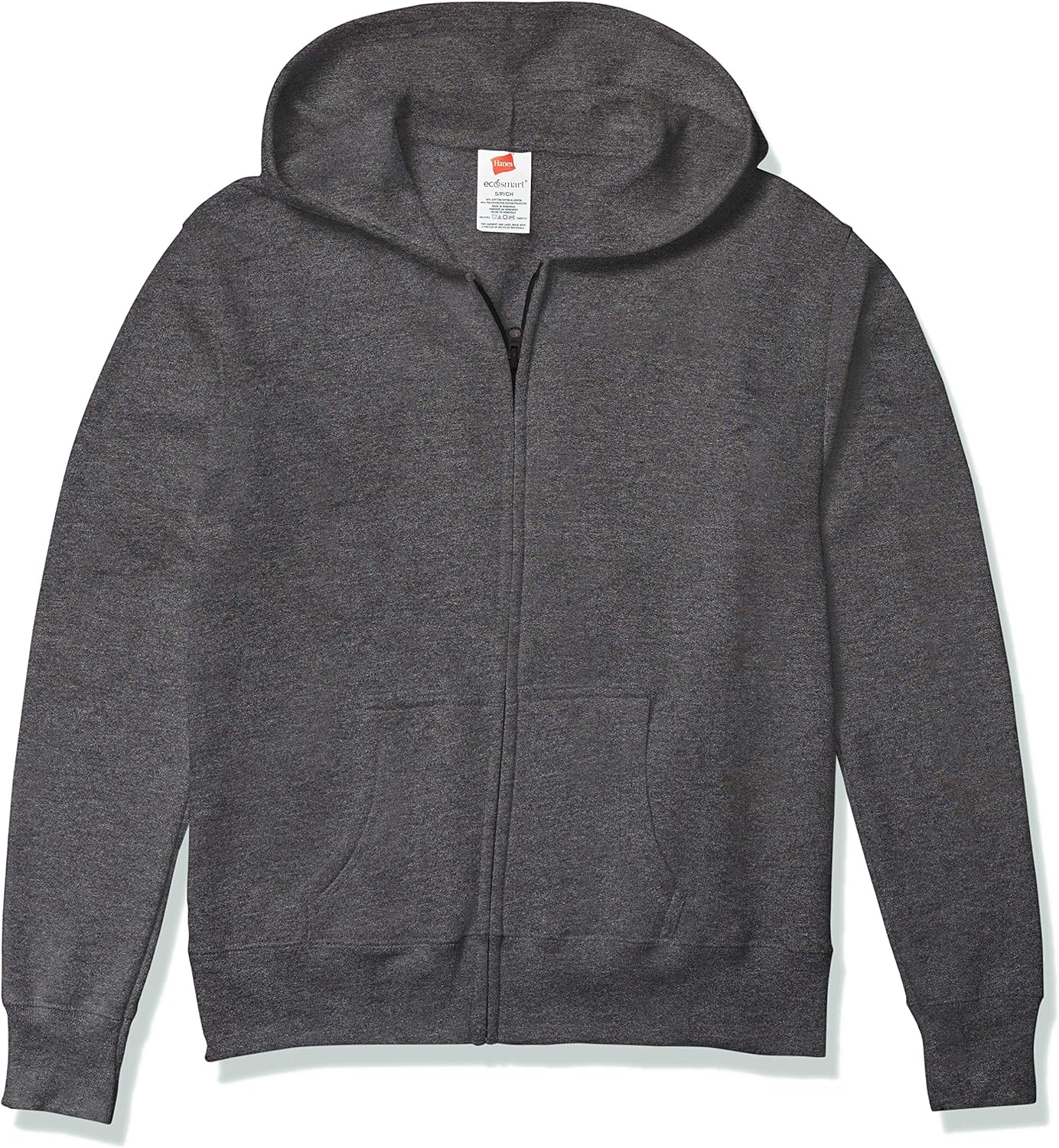 Hanes, Ecosmart Fleece Full Hoodie, Zip-up Hooded Sweatshirt for Women Medium Slate Heather