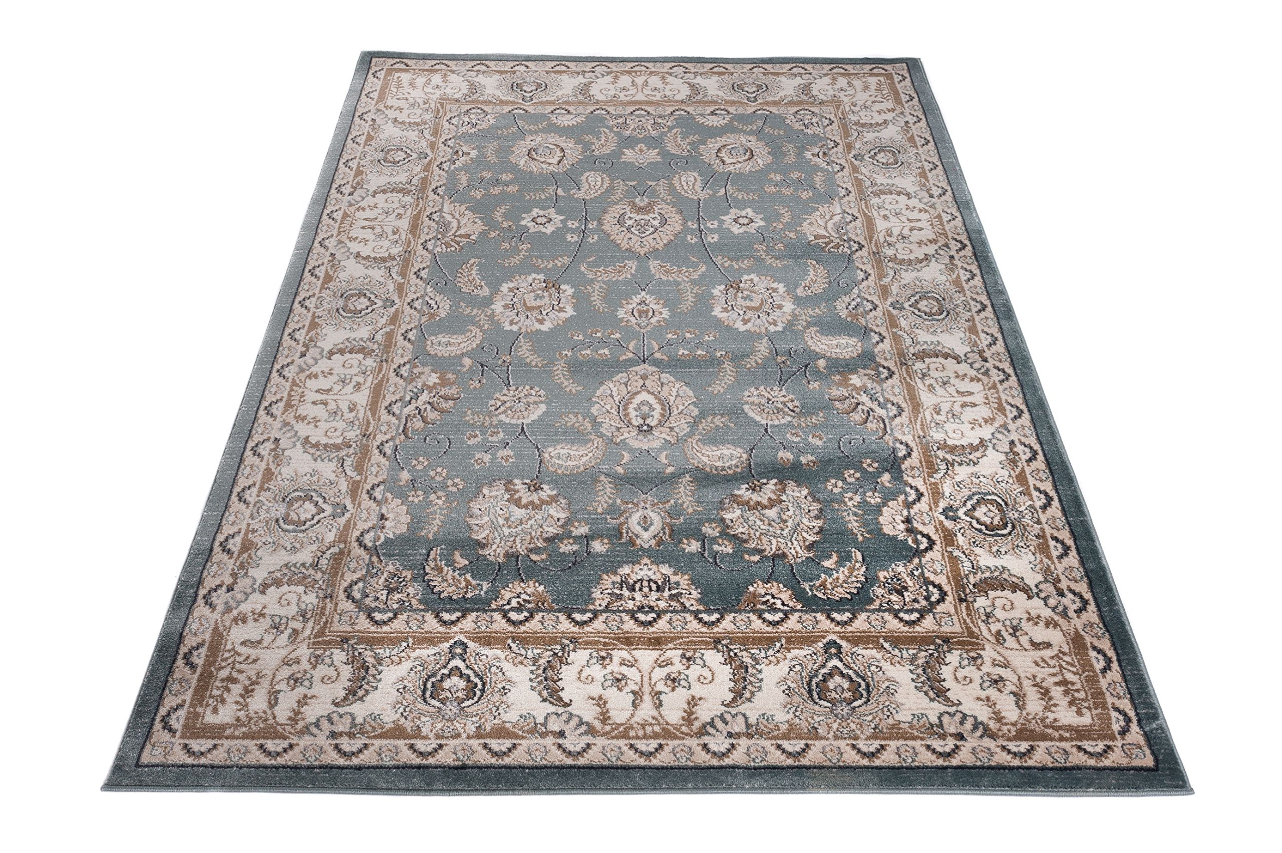 Carpeto Rugs Tappeto 60 x 100 cm blu Orientale Classico Ornamenti Ayla Collezione