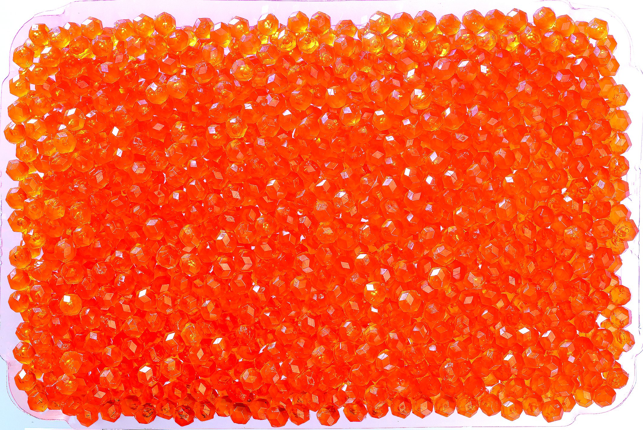 Aquabeads - Koraliki z klejnotami - pomarańczowy