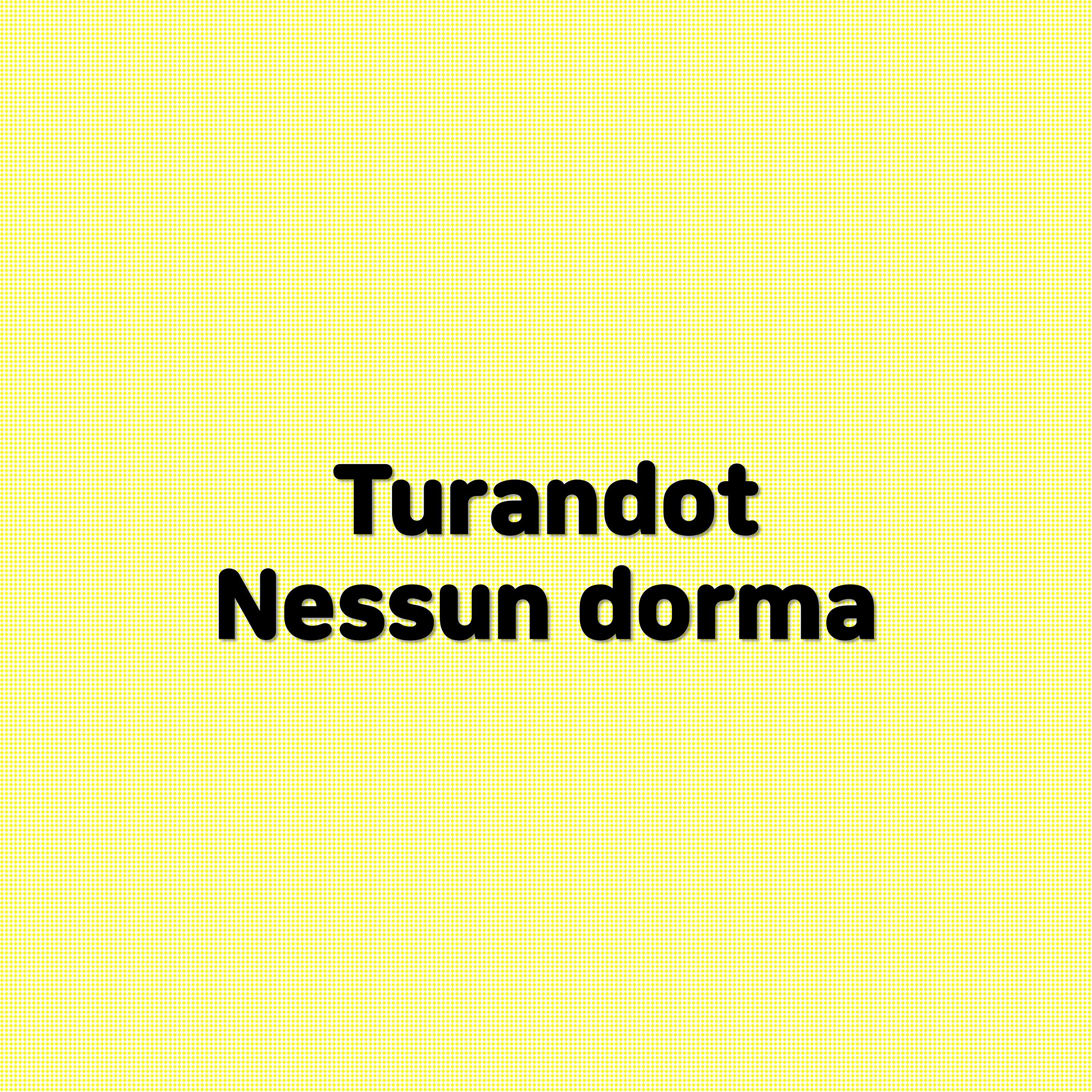 Turandot Nessun dorma