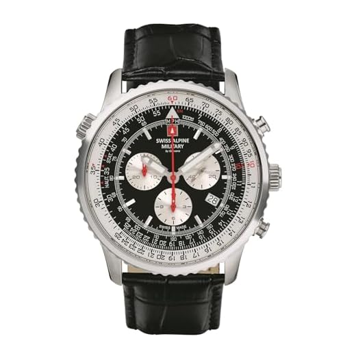 Swiss Alpine Military 7078.9537 chronograaf Heren Horloge 45 mm