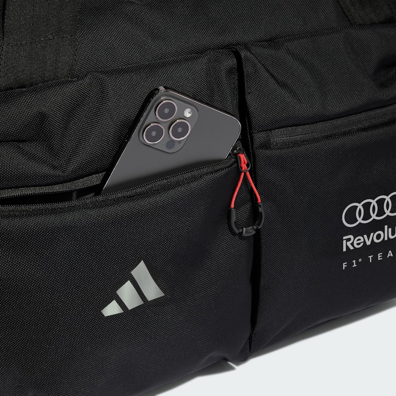 adidas Унисекс Audi Revolut F1 Team Duffelbag 50L Спортивная сумка, черная, один размер